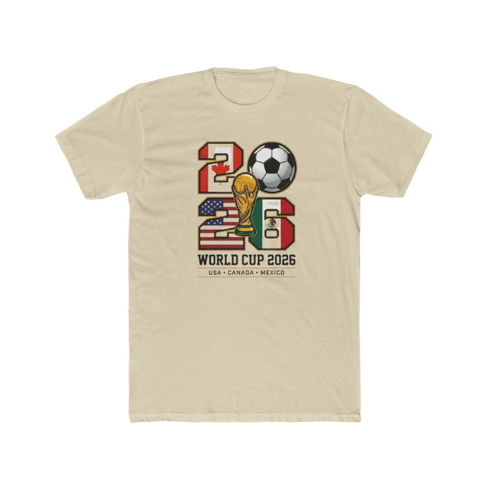 2026 World Cup Soccer T-Shirt – USA Canada Mexico Team Fan Tee