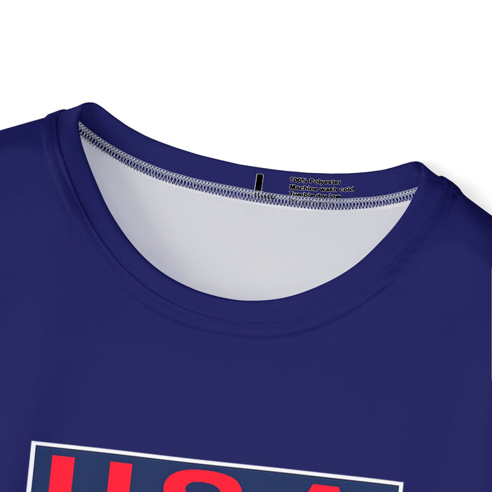 USA Soccer Jersey — Men’s Athletic Soccer Shirt with American Crest