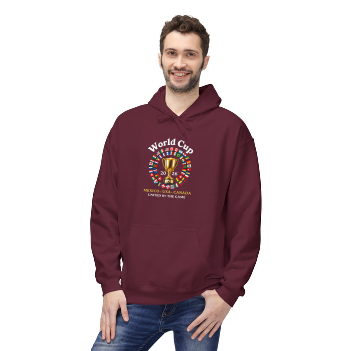 World Cup Hoodie – Mexico USA Canada 2026 Soccer Tournament Pullover