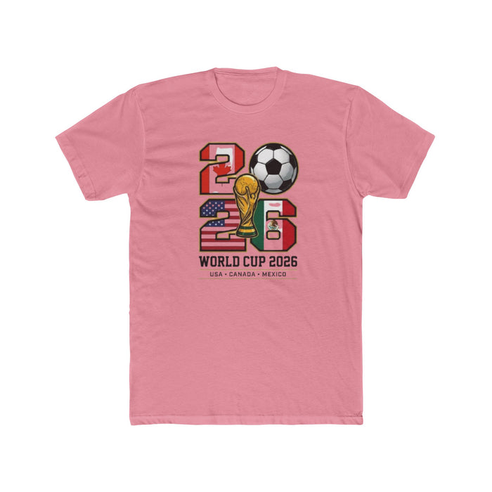 2026 World Cup Soccer T-Shirt – USA Canada Mexico Team Fan Tee