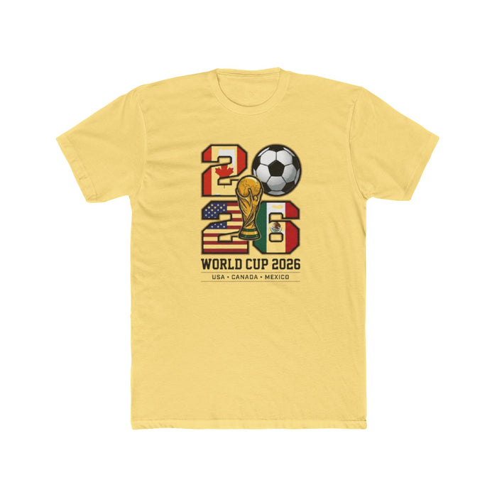 2026 World Cup Soccer T-Shirt – USA Canada Mexico Team Fan Tee