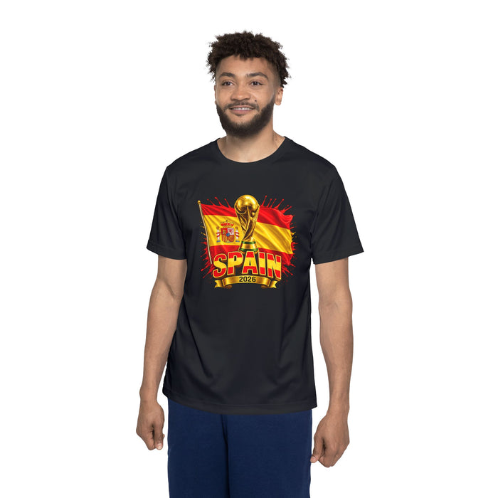 Spain World Cup Trophy Men's Sports Jersey – Spain 2026 Football Fan Tee
