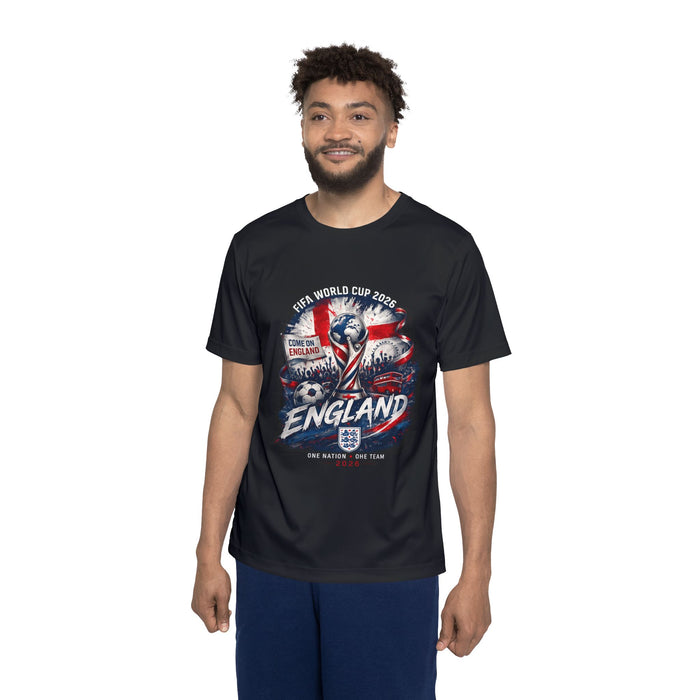 England FIFA World Cup 2026 Men's Sports Jersey — Come On England Graphic Tee