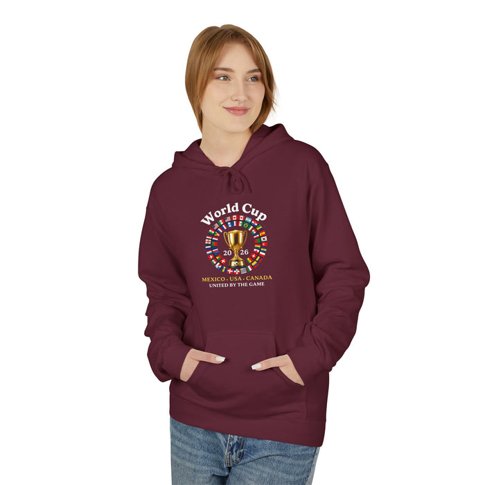 World Cup Hoodie – Mexico USA Canada 2026 Soccer Tournament Pullover