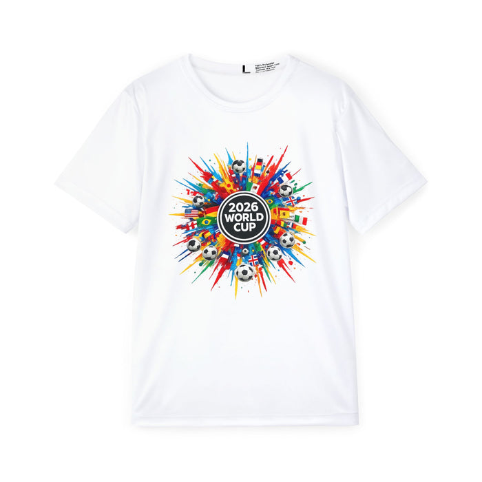 2026 World Cup Men's Soccer Jersey – Color Burst Graphic Tee