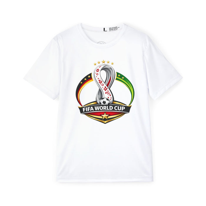 FIFA World Cup Soccer Jersey – Number 10 White Men’s Sports Tee