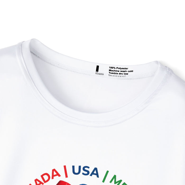 World Cup 2026 Soccer Jersey – Canada USA Mexico Crest Tee