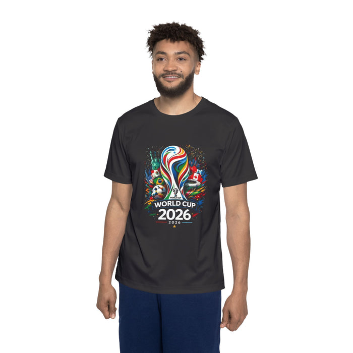 2026 World Cup Soccer Jersey — Men’s Black Fan Tee