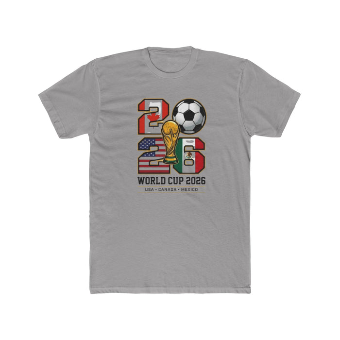 2026 World Cup Soccer T-Shirt – USA Canada Mexico Team Fan Tee